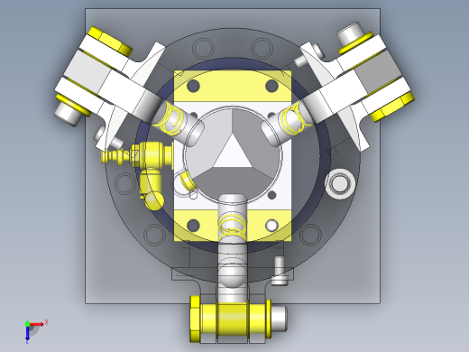 3爪夹头俯视缩略图