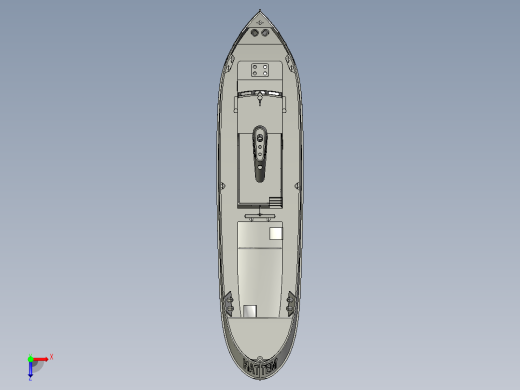 拖轮模型11俯视缩略图