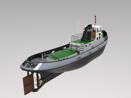 拖轮模型11缩略图