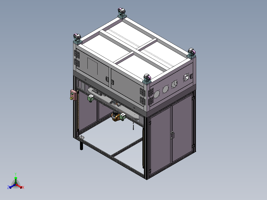 笔记本按键高度及翻盖力检测含bom sw17正等轴测图