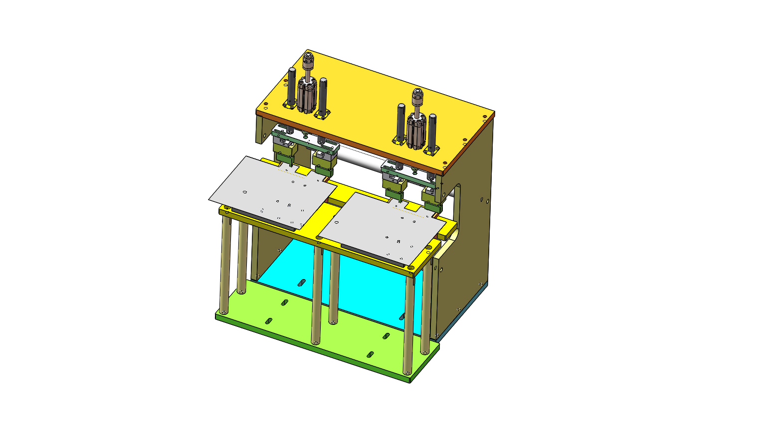 自动软包电芯极耳短路测试精切一体机sw17可编辑