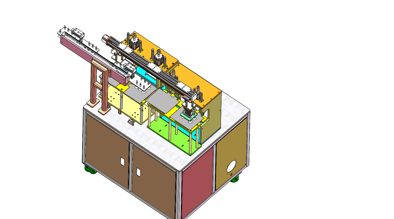 自动软包电芯极耳短路测试精切一体机sw17可编辑