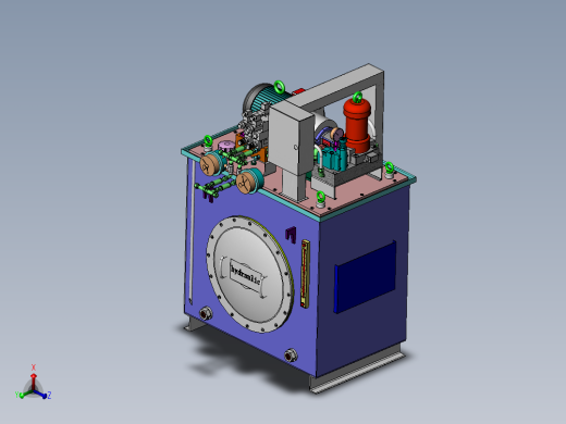 详细液压站sw2020可编辑