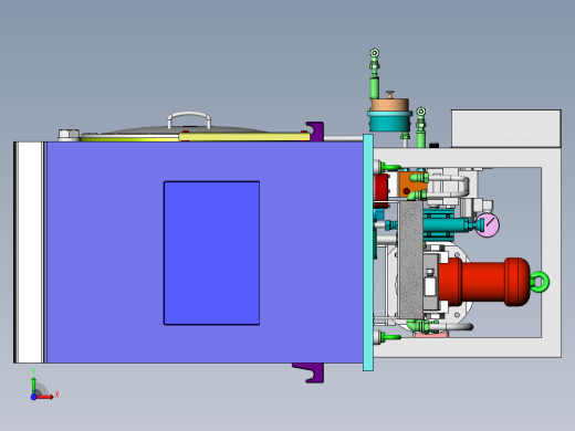 详细液压站sw2020可编辑前视缩略图
