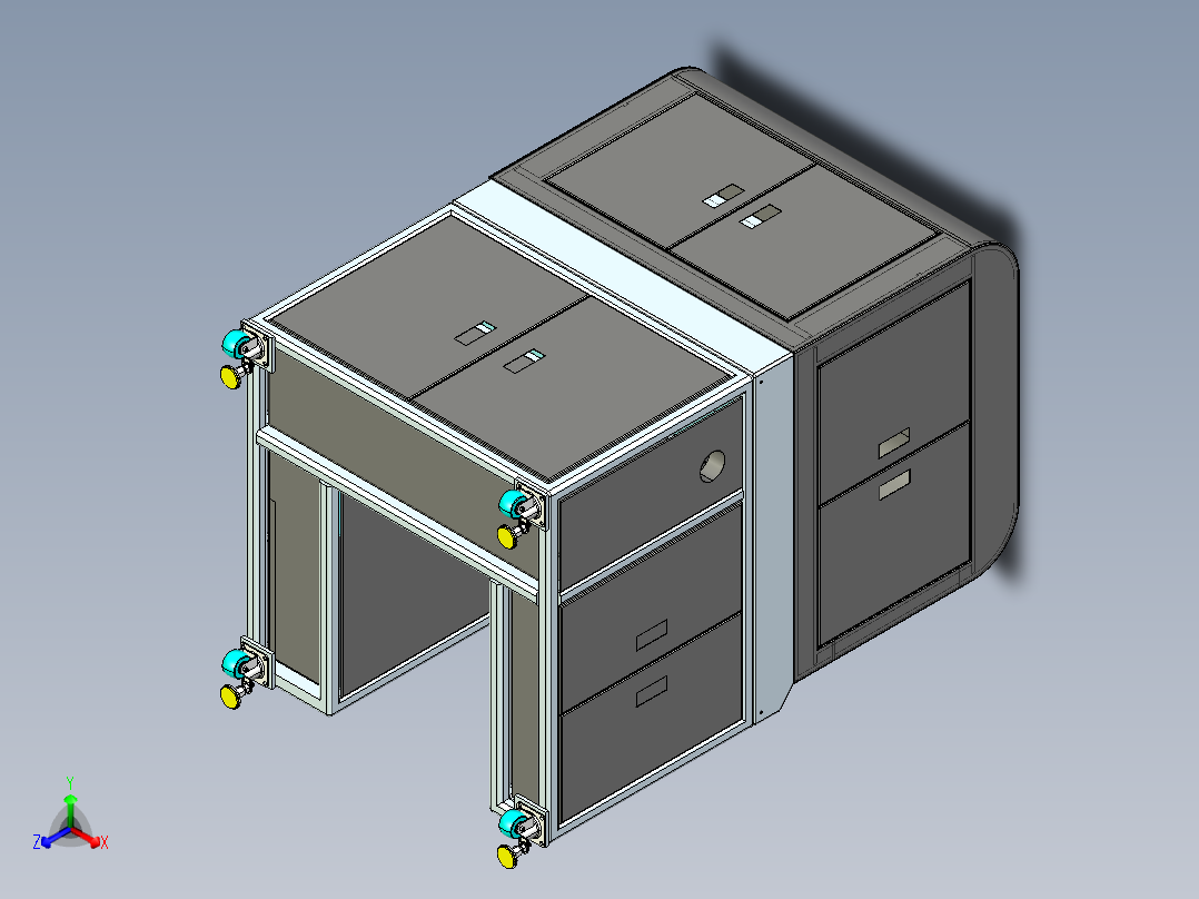 平面度激光检测设备3D模型