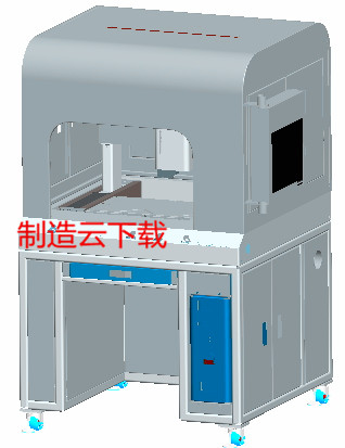 平面度激光检测设备3D模型