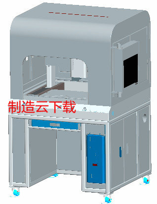 平面度激光检测设备3D模型缩略图