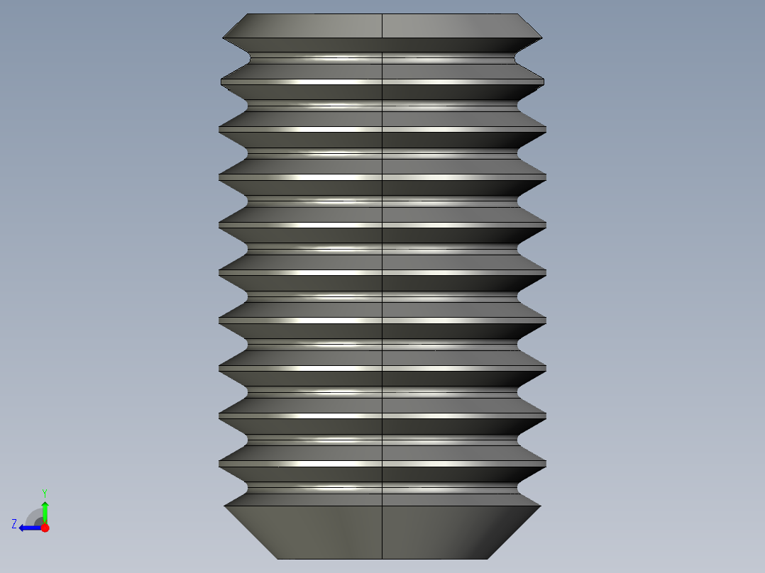 B部分 紧固件右视图