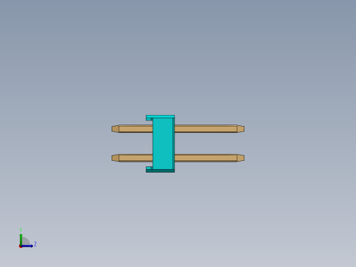 彩色公头100mil（2.54mm）系列-DS1021-100mil(2.54mm)-Type1(3x6.1mm)-3Rx32pin-colored-REV1.0左视缩略图