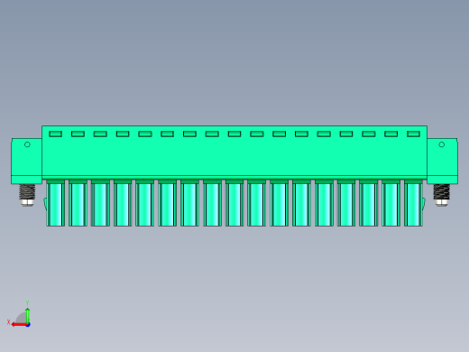 DEGSON 15EDG（公头） 3.5mm 螺钉锁紧，插拔式接线端子 FullPack-15EDGKM-3.5-17P-14-00AH后视缩略图
