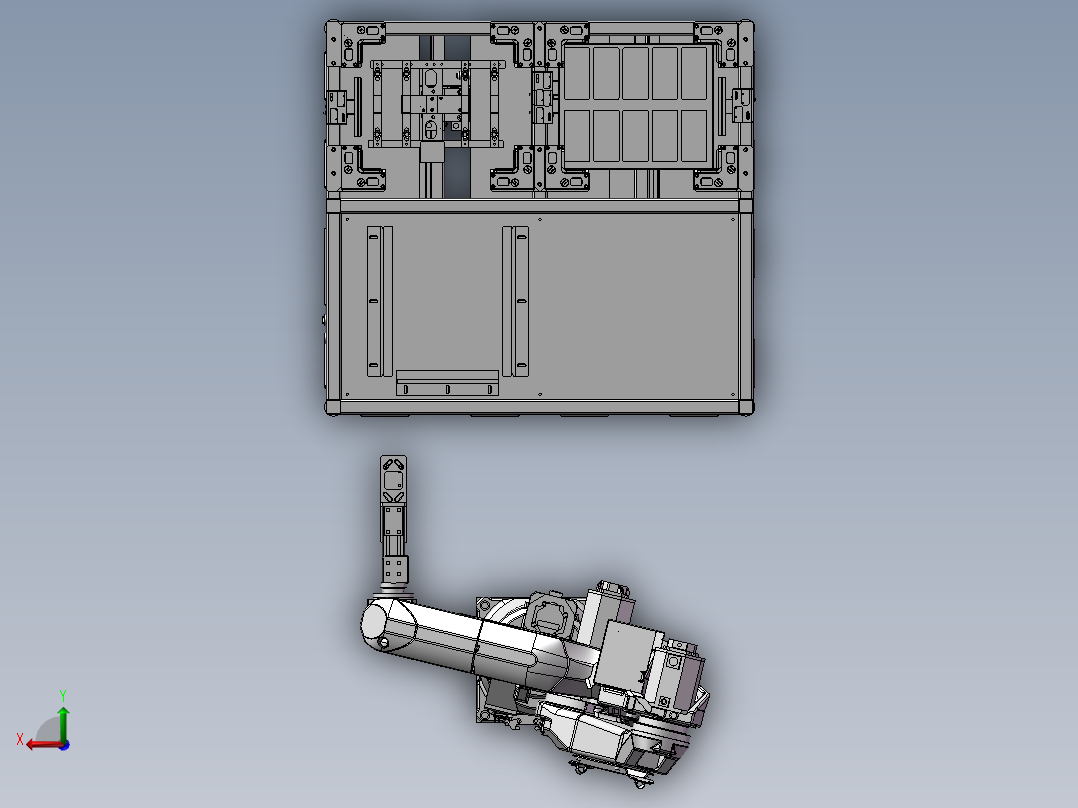 A17苹果手机自动扫码设备后视图