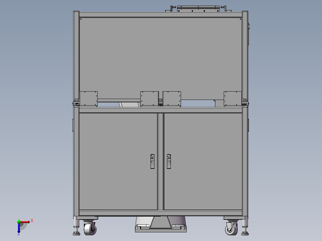 A17苹果手机自动扫码设备俯视图
