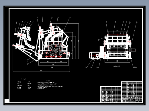 1G029--1007反击式破碎机设计