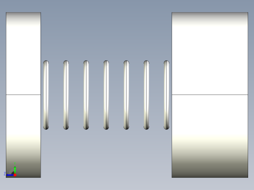 壓板配件2320-3D多系列多零件图纸模型右视缩略图