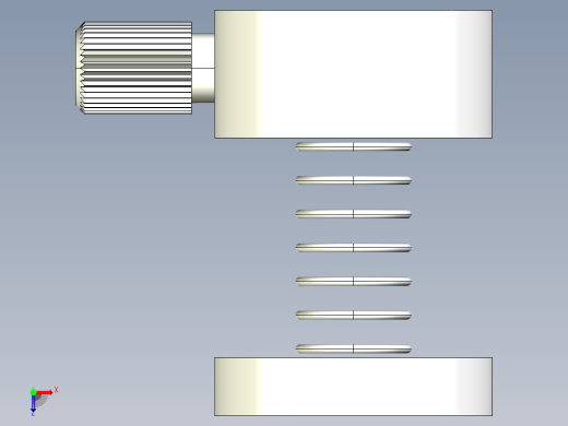 壓板配件2320-3D多系列多零件图纸模型俯视缩略图