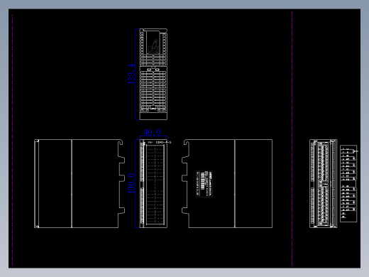 XG-E8AD-A-S外观尺寸图
