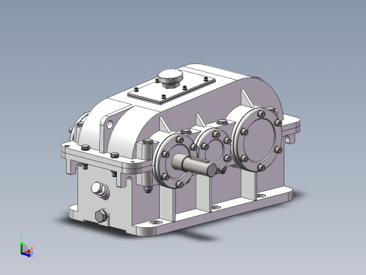 毕设计 带式运输机传动装置（三维 二维 论文）