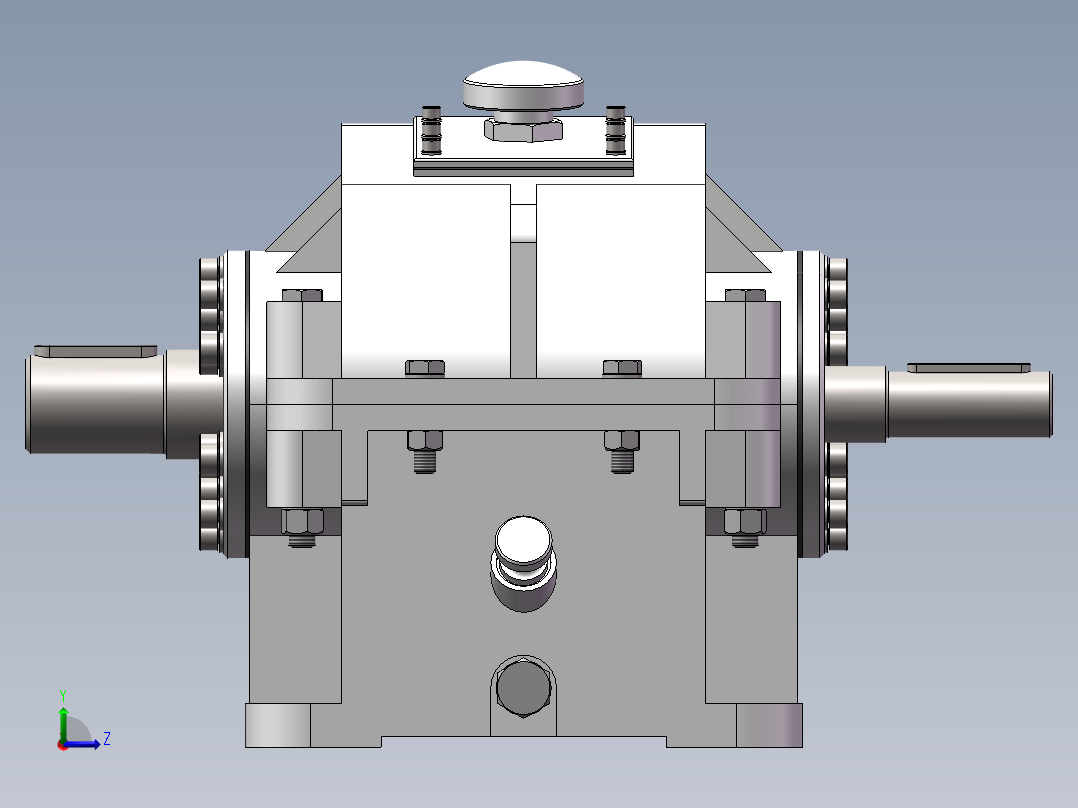 毕设计 带式运输机传动装置（三维 二维 论文）左视图