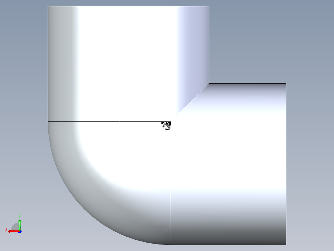 CPVC管件07-Sch80_90Elbow_FPTxFPT_9808-007_0.75in后视图