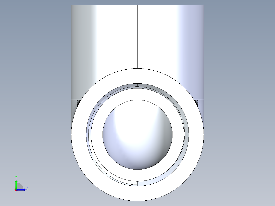 CPVC管件07-Sch80_90Elbow_FPTxFPT_9808-007_0.75in左视图