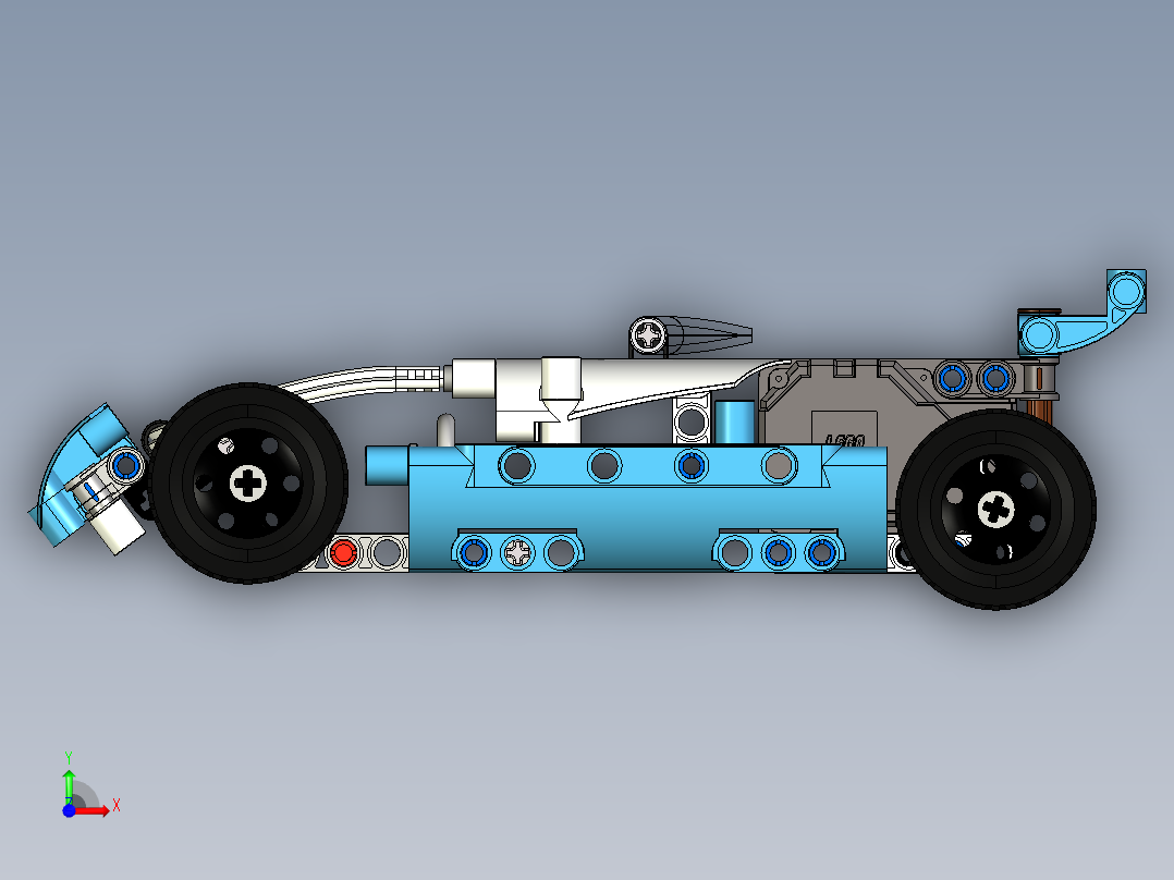 lego-technic-42091police-pursuit.3-乐高玩具赛车前视图