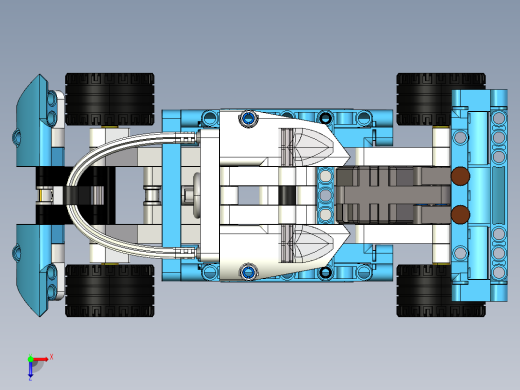 lego-technic-42091police-pursuit.3-乐高玩具赛车俯视缩略图