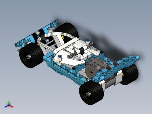 lego-technic-42091police-pursuit.3-乐高玩具赛车正等轴测缩略图