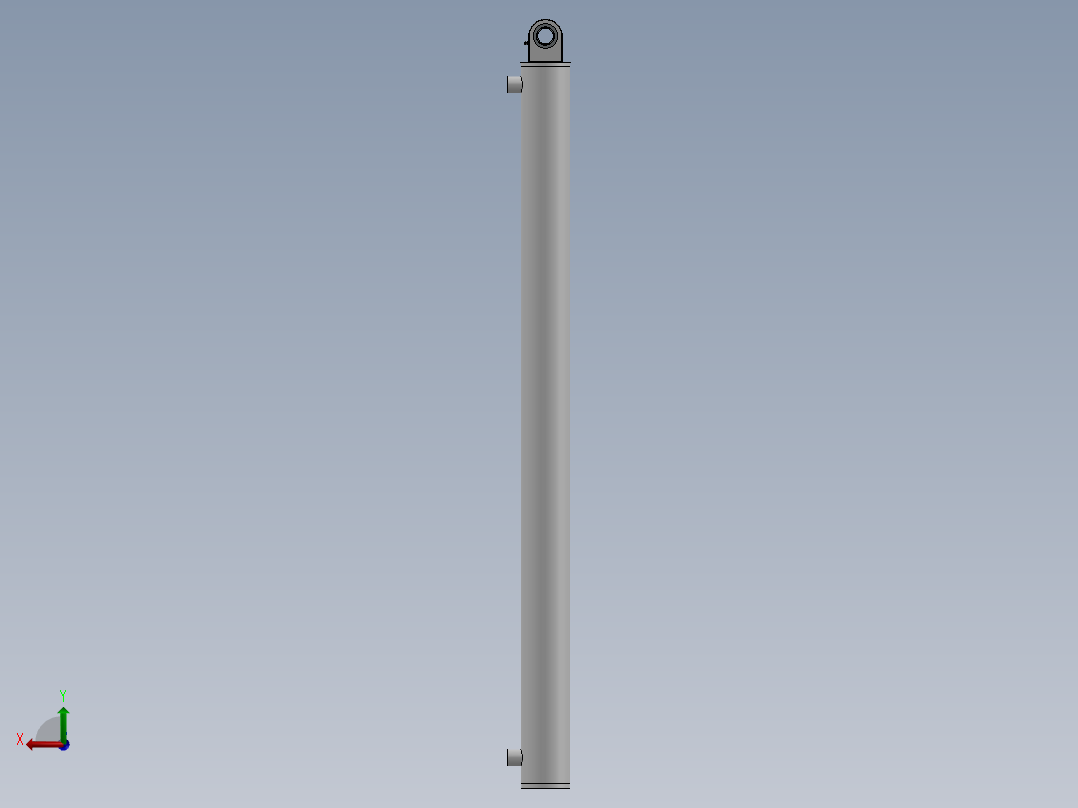 液压缸1500后视图