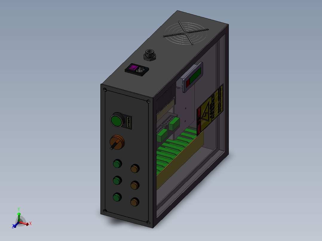 小型设备搭配的电箱