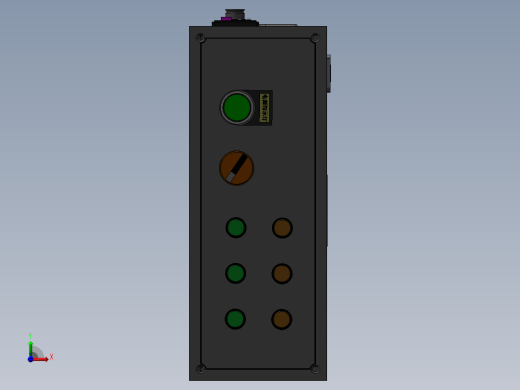 小型设备搭配的电箱前视缩略图