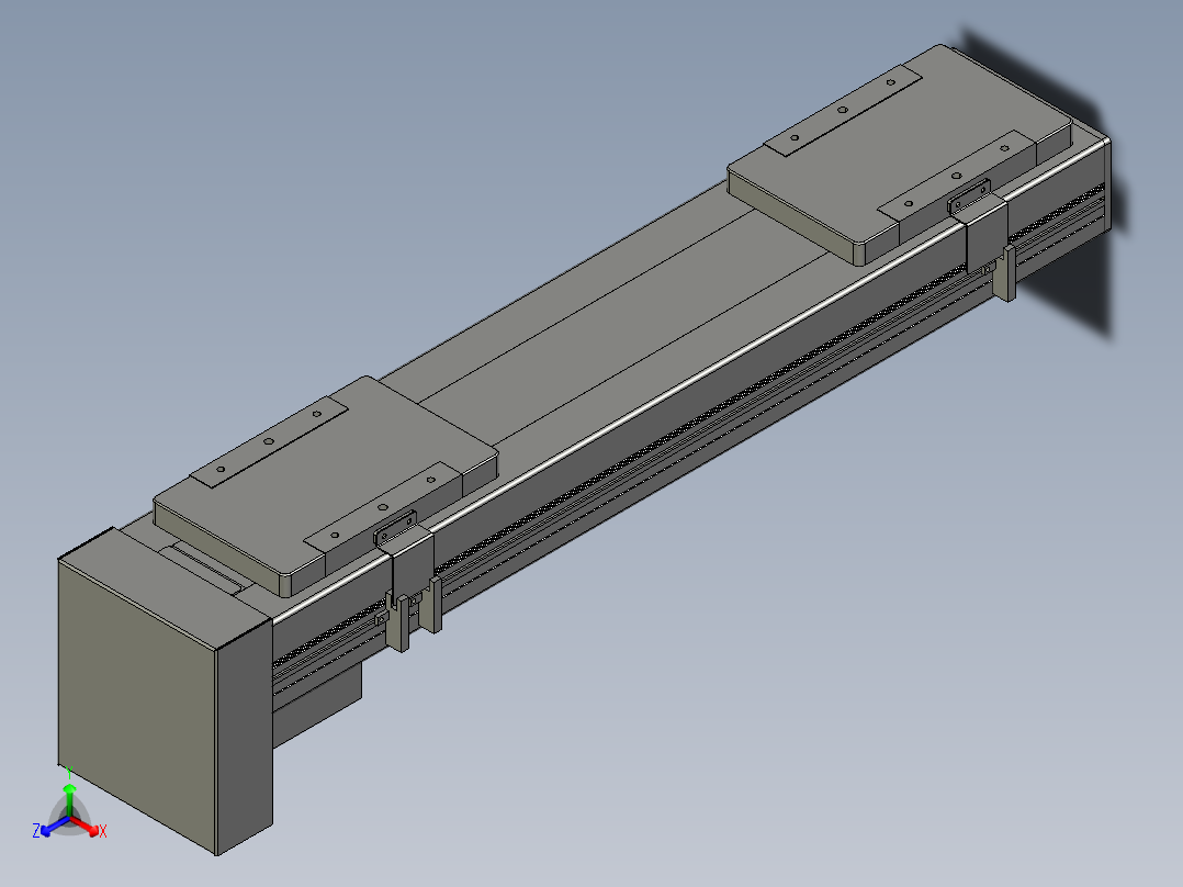 直线模组LHC14-S450-D设计图纸