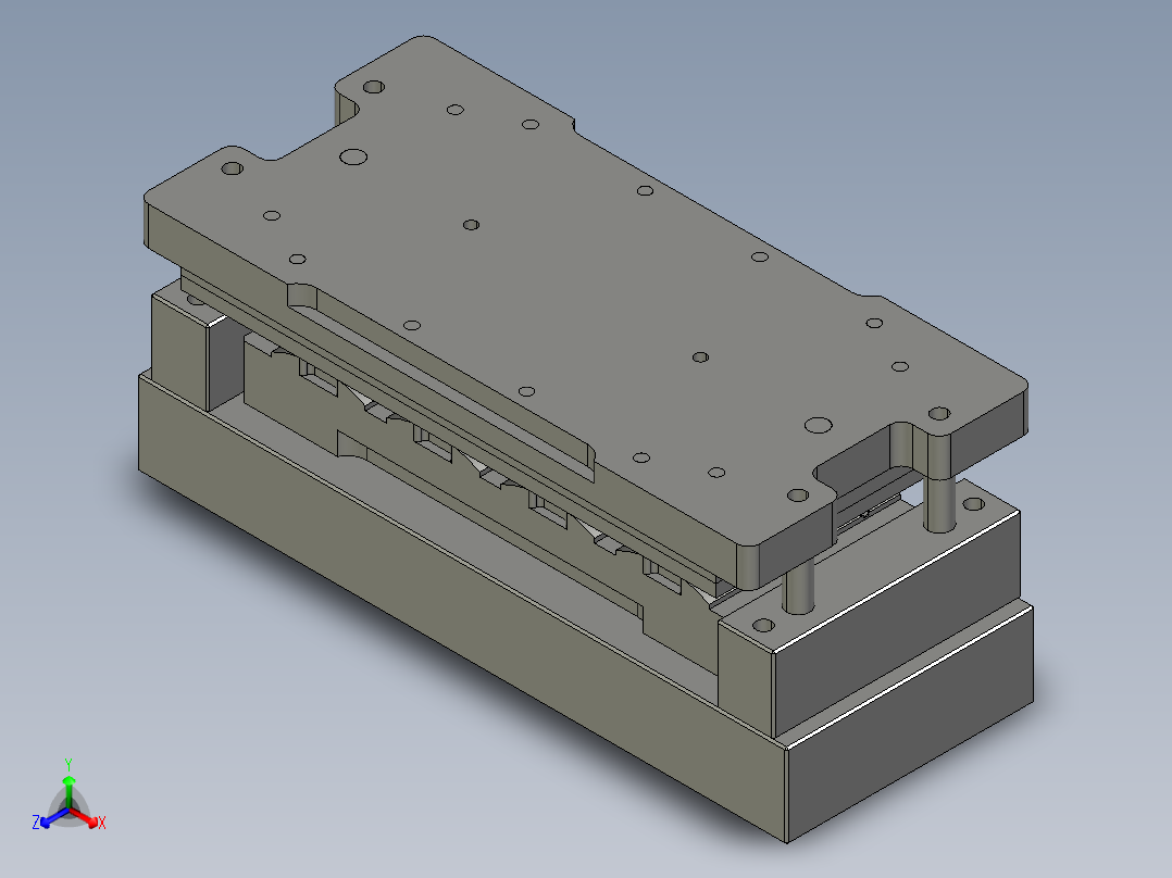 贴膜治具2正等轴测图