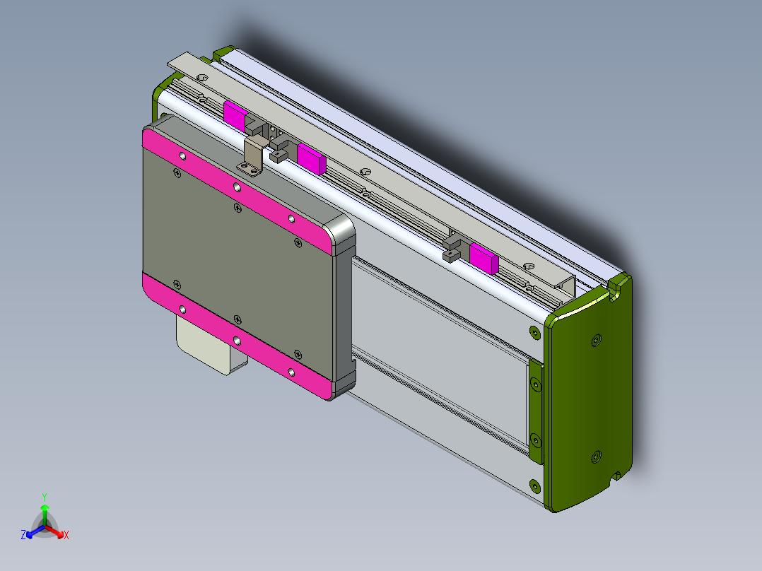 威洛博LC系列3d模型模组LC14S1Y-S150正等轴测图