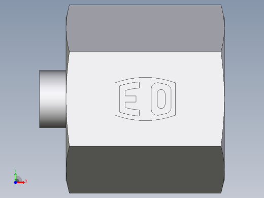 卡套式工业通用硬管接头EO_Blanking_plug_with_nut_for_cones_VKAM06SCF前视缩略图