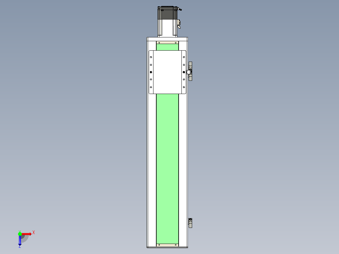丝杠滑台-全封闭-EC17-Lx-C-S600-BC-P75-D3俯视图