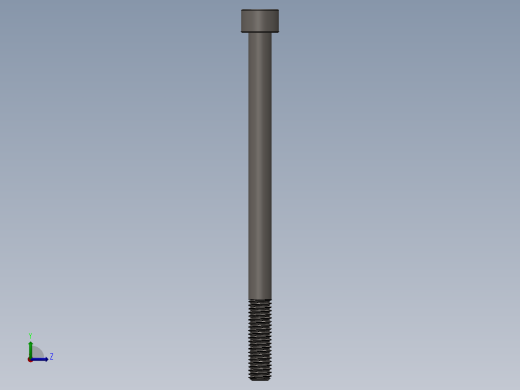 Screw_DIN_912_M8x120_A2.SLDPRT公制内六角螺钉左视缩略图