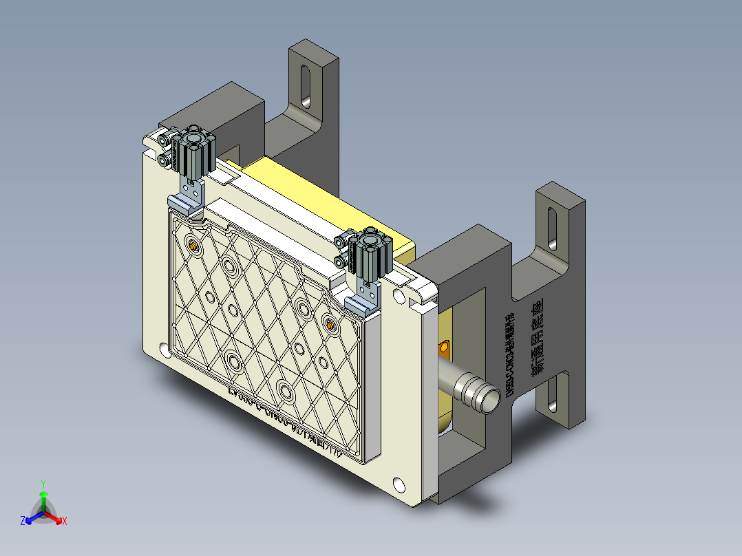 LV553-笔记本CNC工装夹具三维模型C-CNC3-20200323主视图