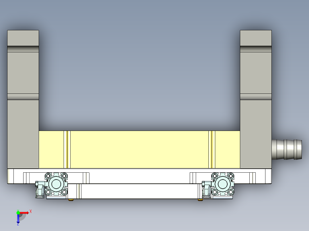 LV553-笔记本CNC工装夹具三维模型C-CNC3-20200323俯视图