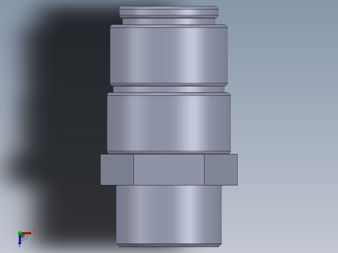 DDBZSB-高速旋转接头3-8俯视图