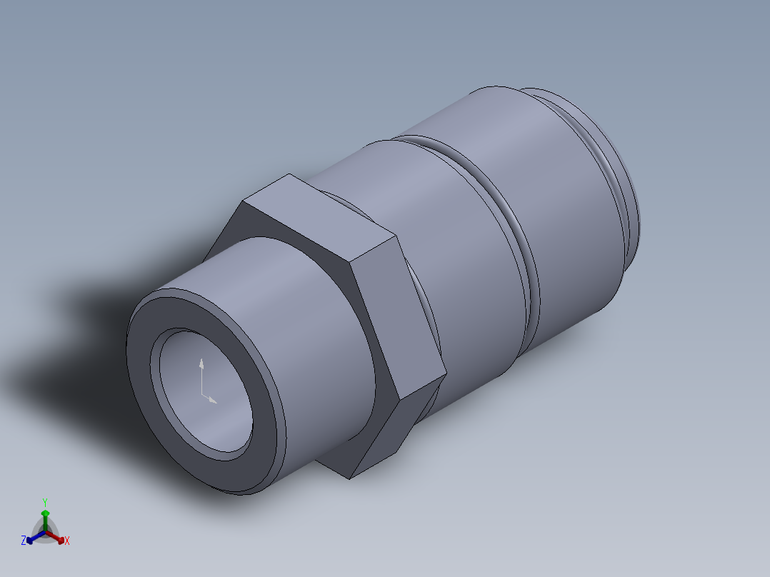 DDBZSB-高速旋转接头3-8正等轴测图