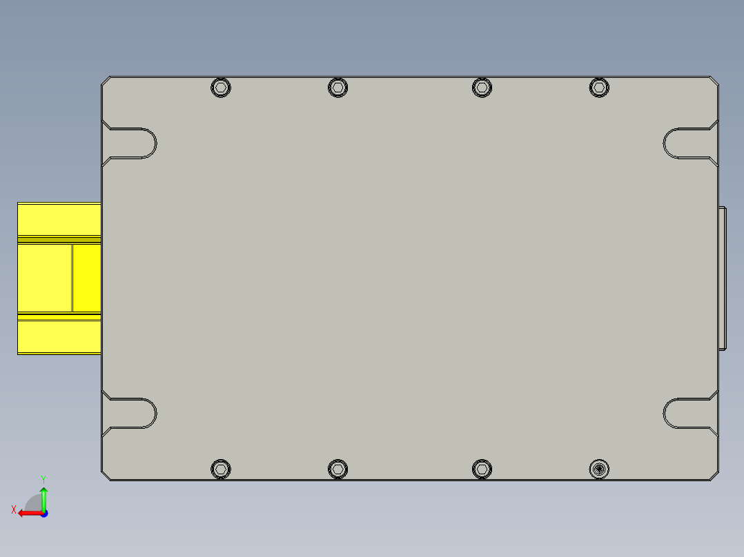 总成冲压模具后视图