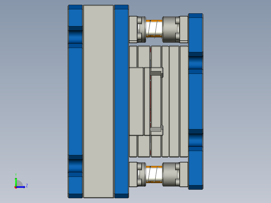 总成冲压模具左视图
