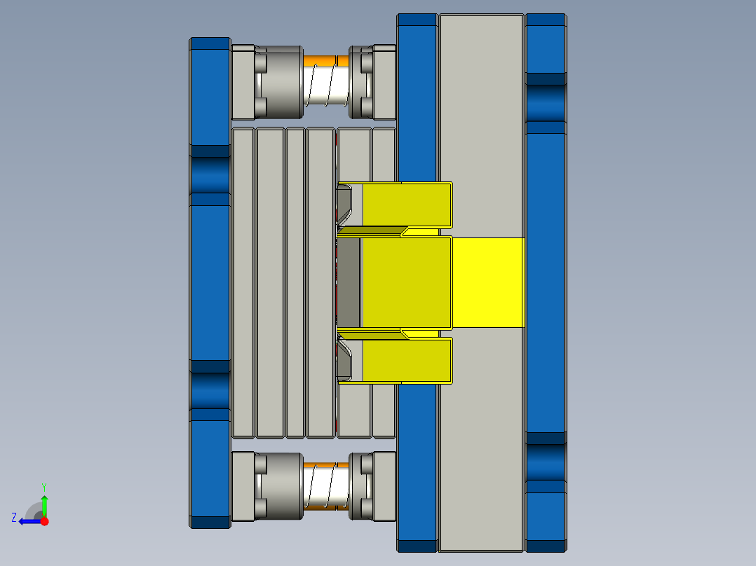 总成冲压模具右视图