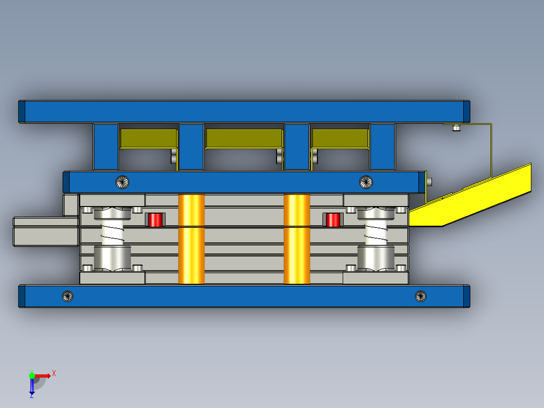 总成冲压模具俯视图