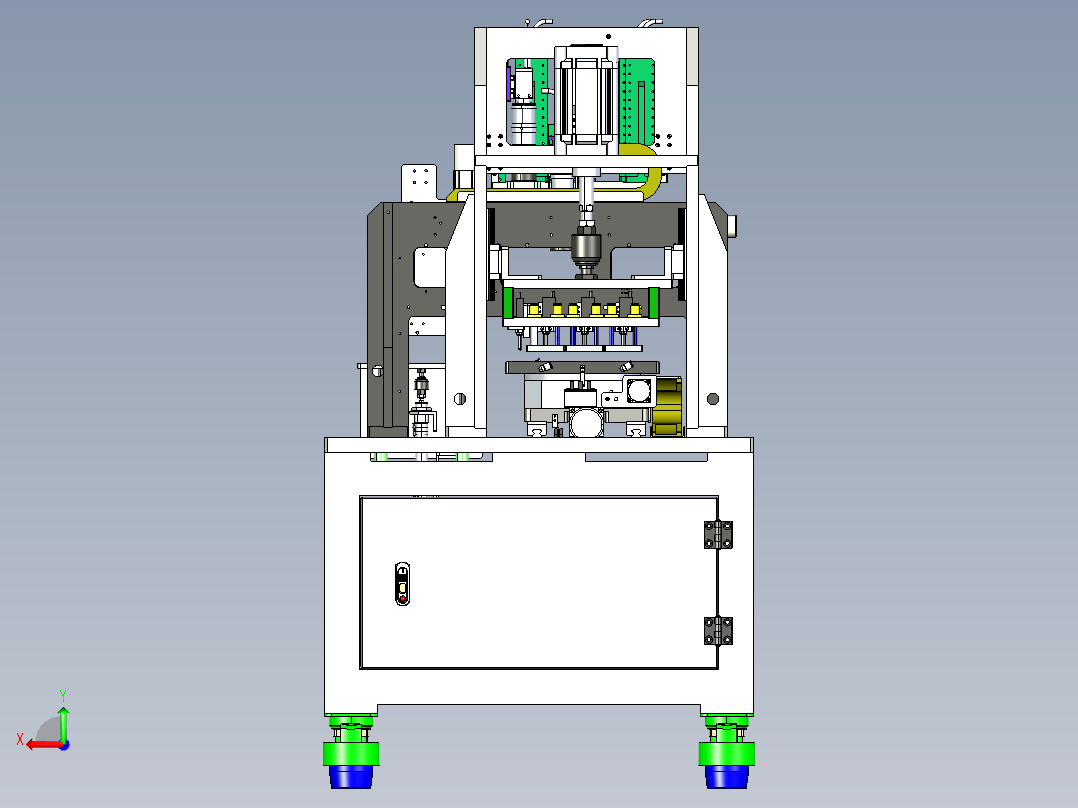 B2004782-冲压机模压装置后视图