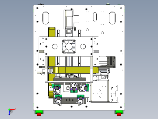 B2004782-冲压机模压装置俯视缩略图