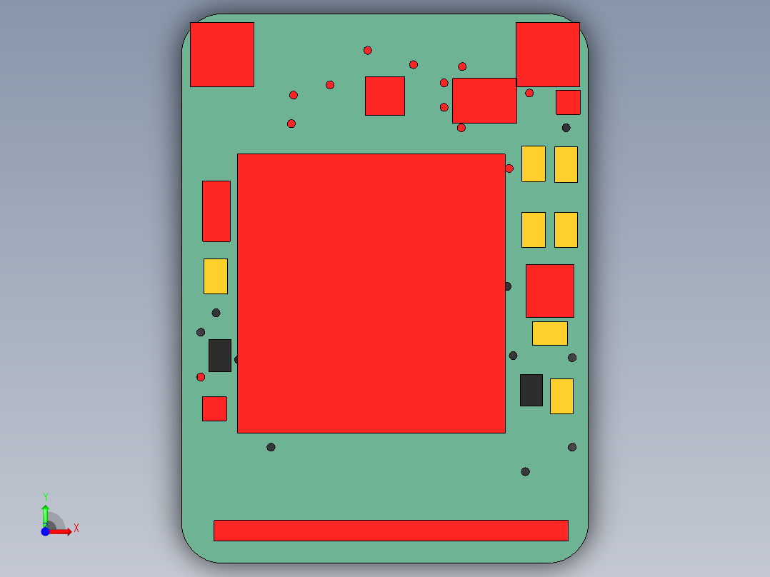 A2004938-Adafruit 终极 GPS 模块前视图