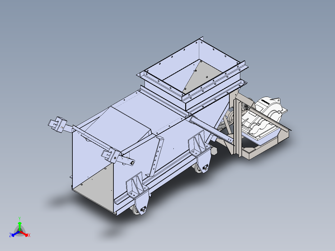 K2型往复式给料机--965062--170正等轴测图