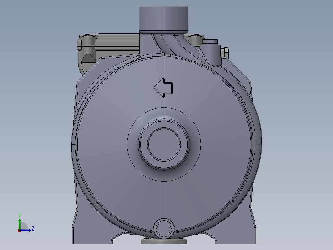 离心式泵100M左视图
