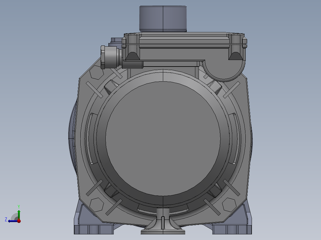 离心式泵100M右视图